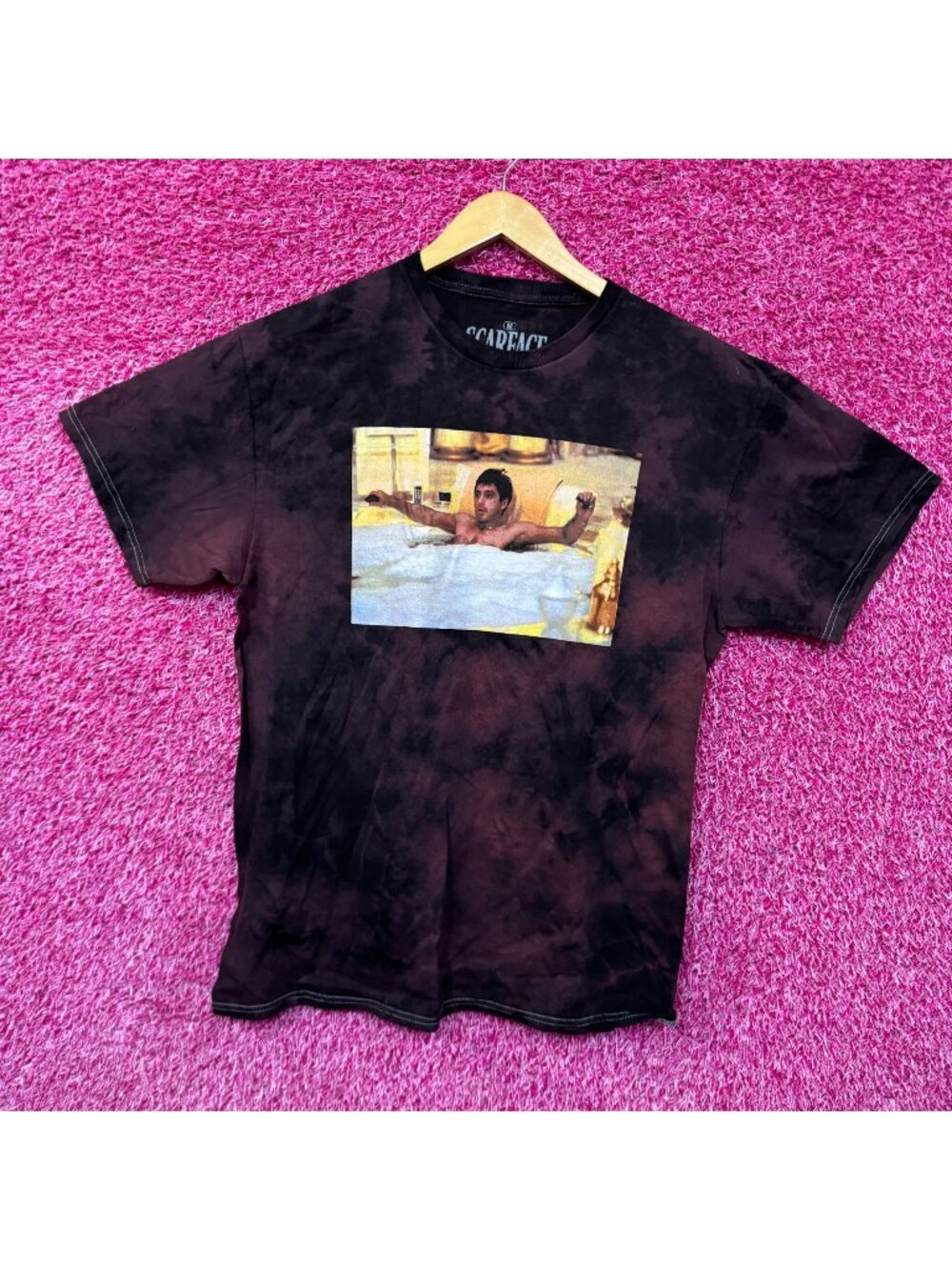 Scarface Tony Montana The Drug Kingpin Movie Promo Tie Dye M